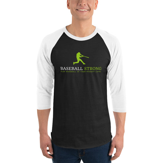 Baseball Strong - 3/4 sleeve raglan shirt