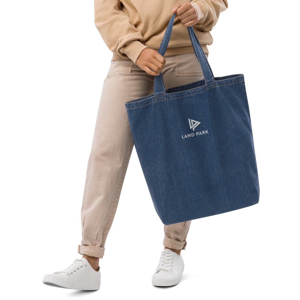 Land Park - Organic denim tote bag