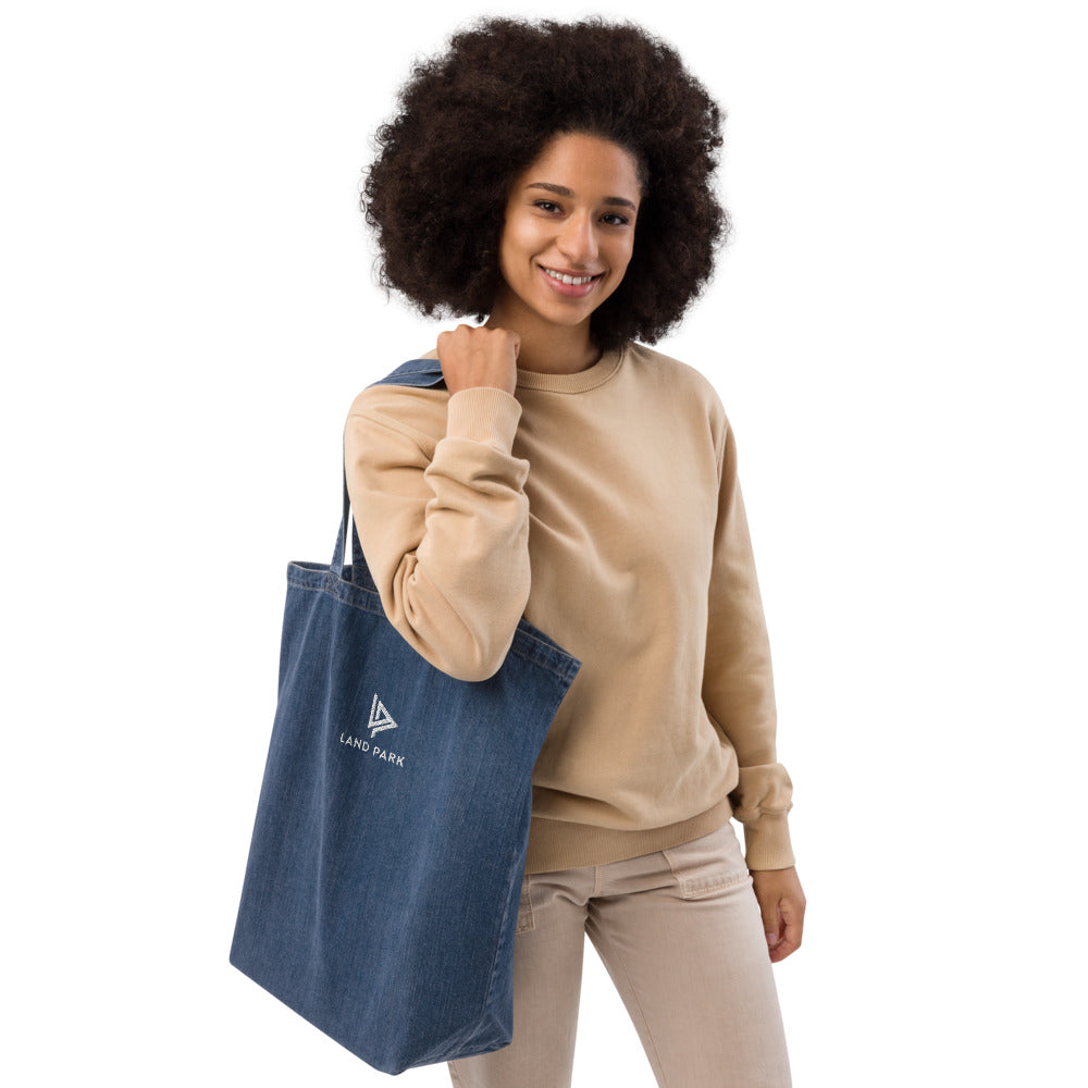 Land Park - Organic denim tote bag