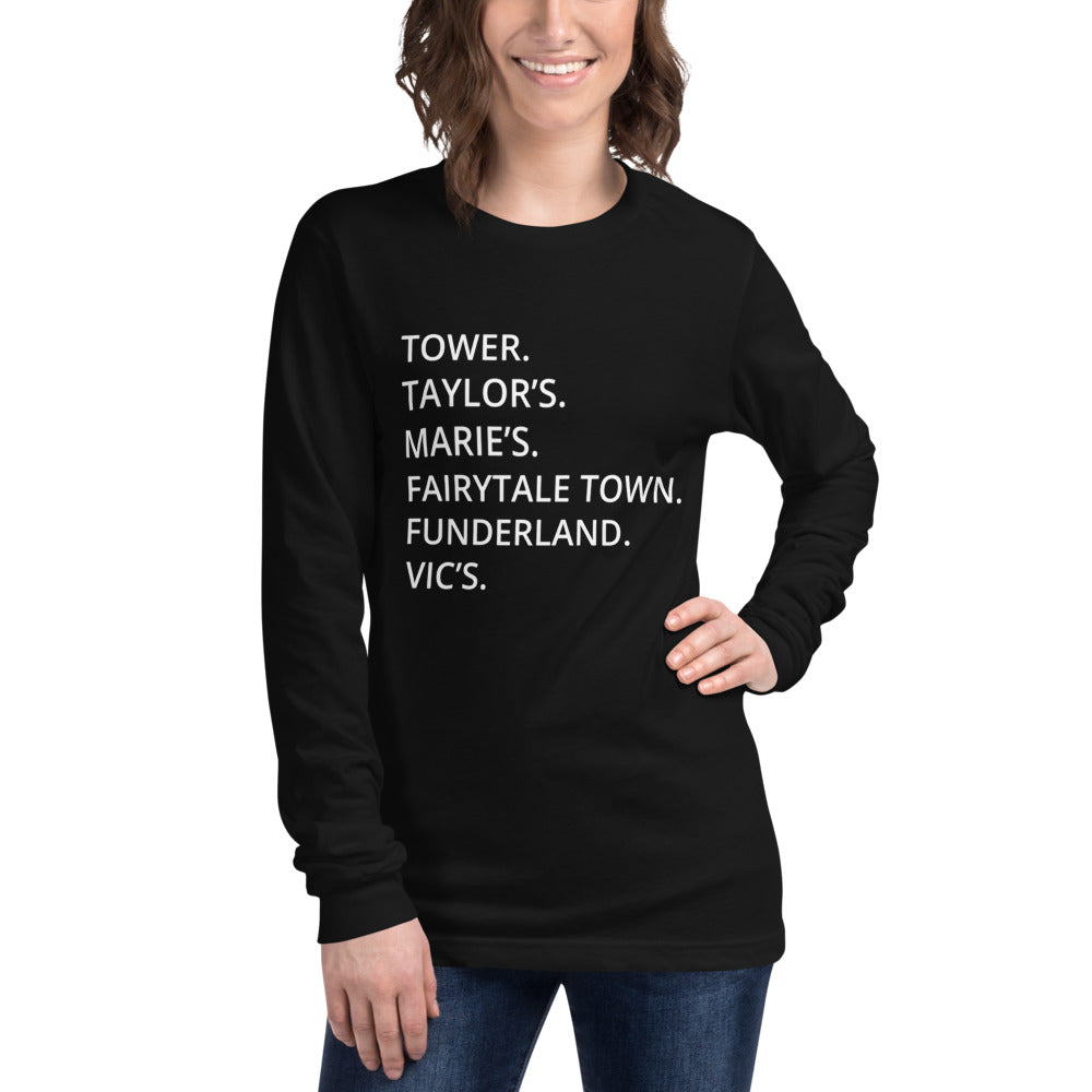 Land Park - Landmarks - Unisex Long Sleeve Tee