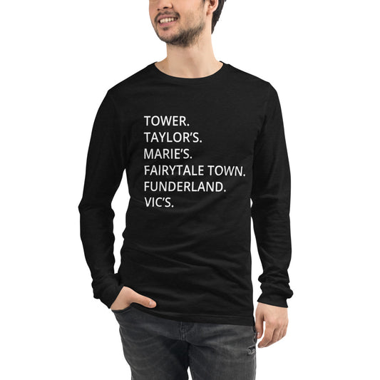 Land Park - Landmarks - Unisex Long Sleeve Tee