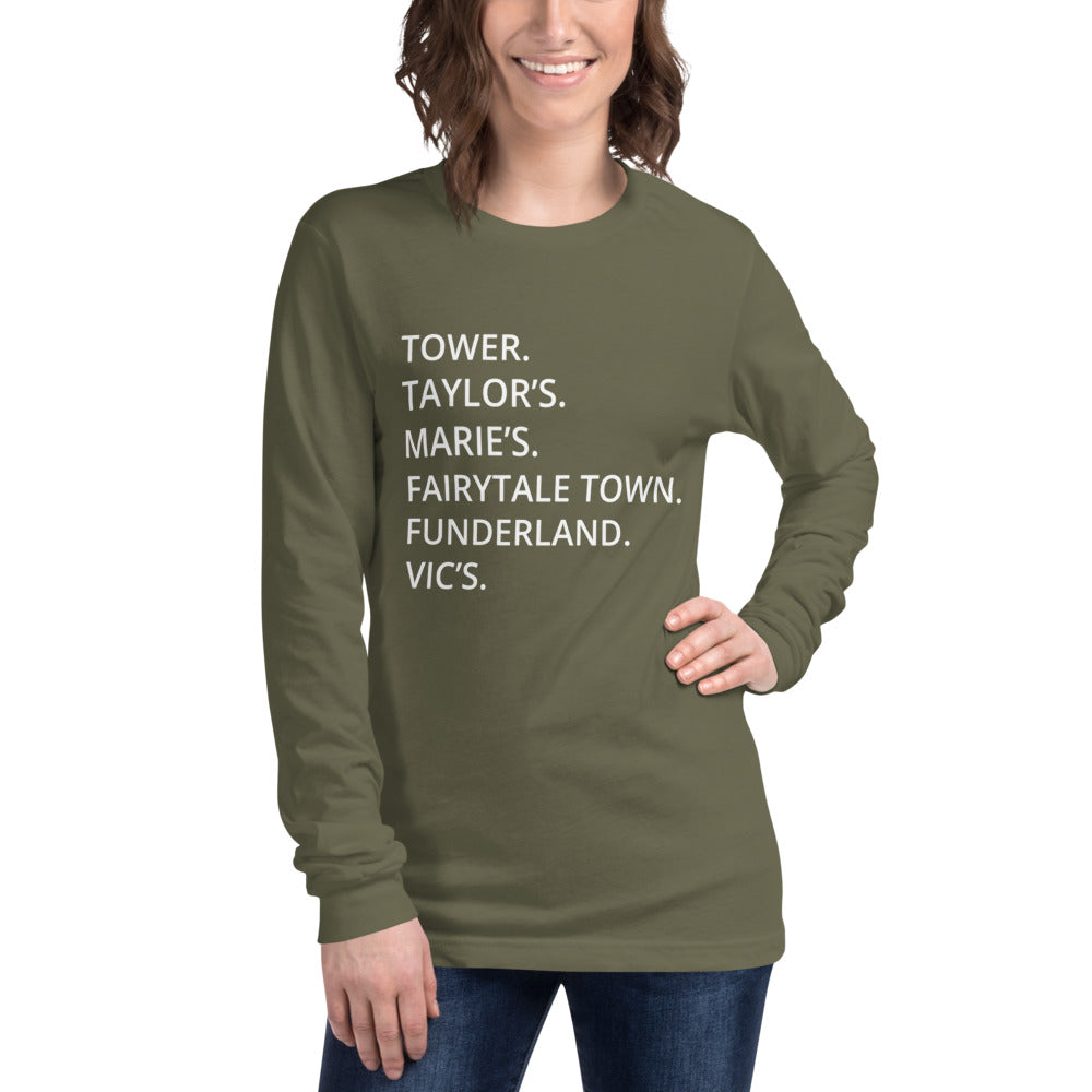 Land Park - Landmarks - Unisex Long Sleeve Tee