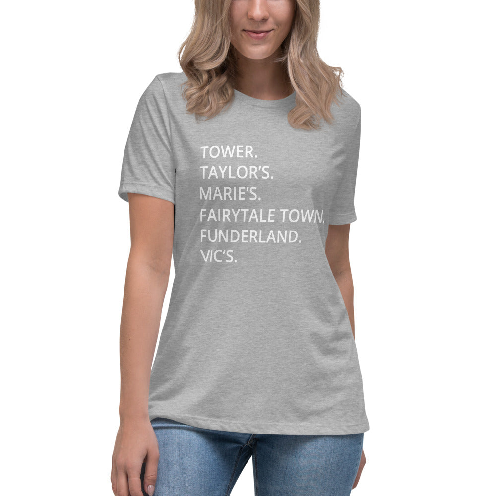 Land Park - Landmarks Women's Relaxed T-Shirt