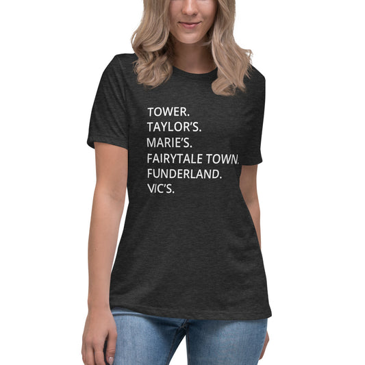 Land Park - Landmarks Women's Relaxed T-Shirt