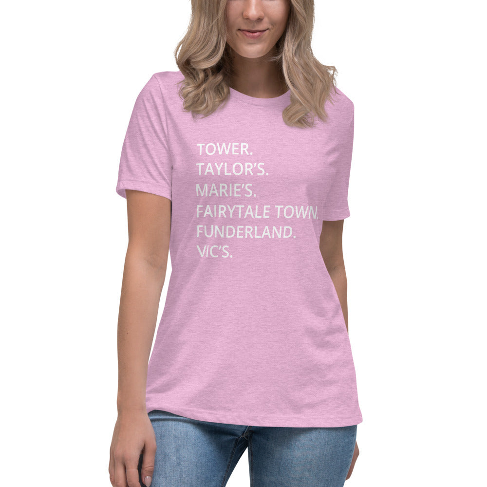 Land Park - Landmarks Women's Relaxed T-Shirt