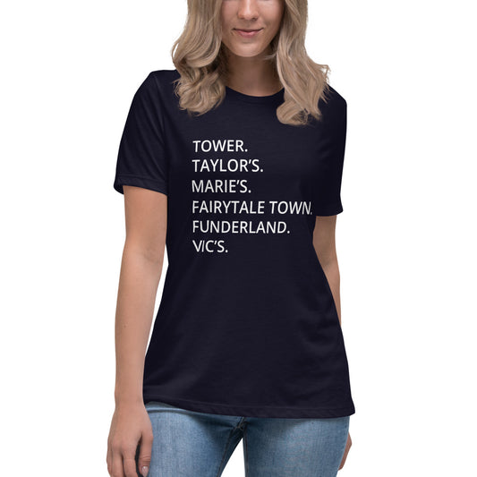 Land Park - Landmarks Women's Relaxed T-Shirt