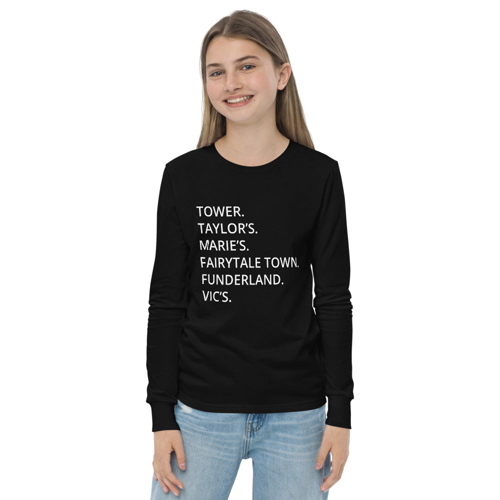 Land Park - Landmarks - Youth long sleeve tee