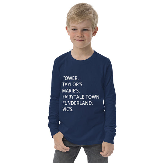 Land Park - Landmarks - Youth long sleeve tee